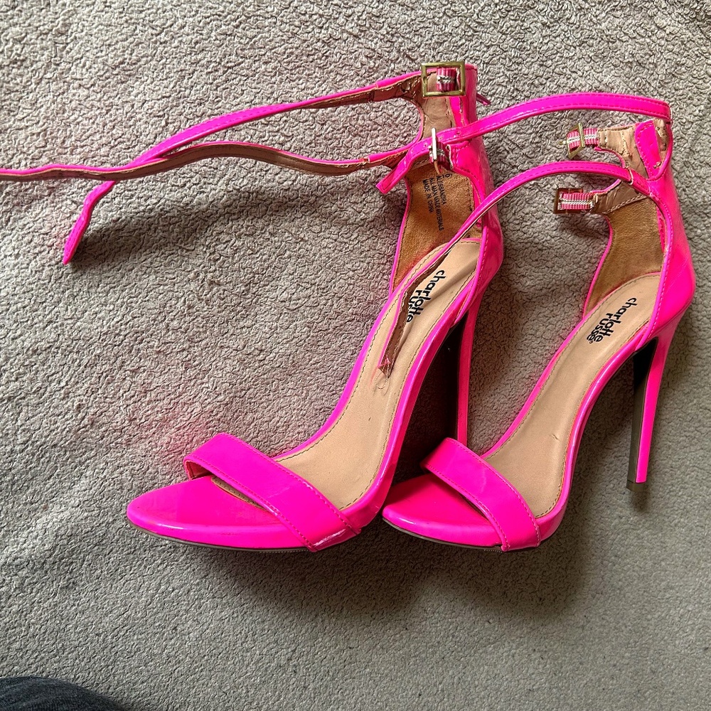 Pink Charlotte Russe Heels - Picture 2 of 3